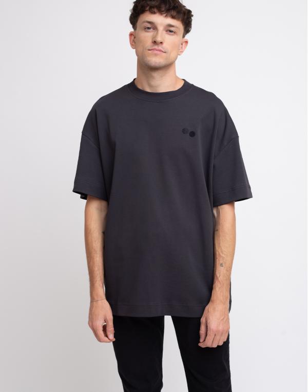 pinqponq Tshirt Men Peat Black S