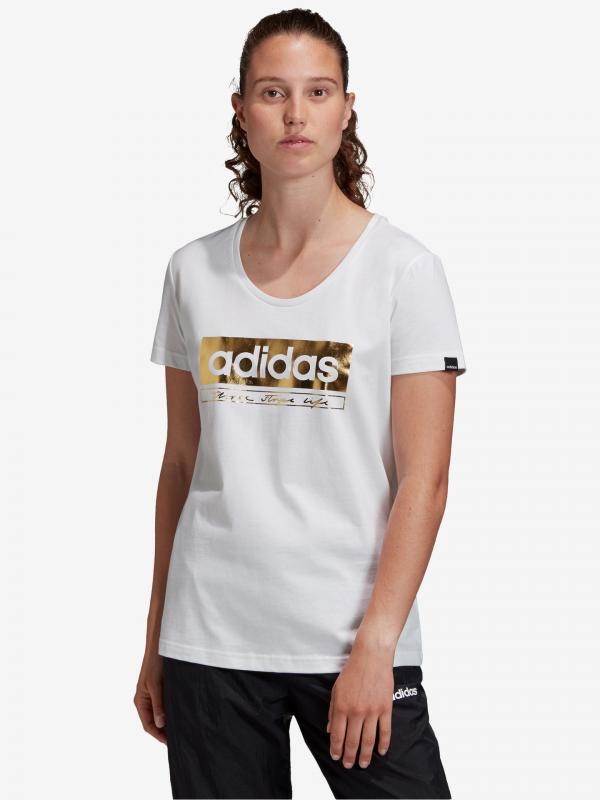 Foil Graphic Triko adidas Performance Bílá