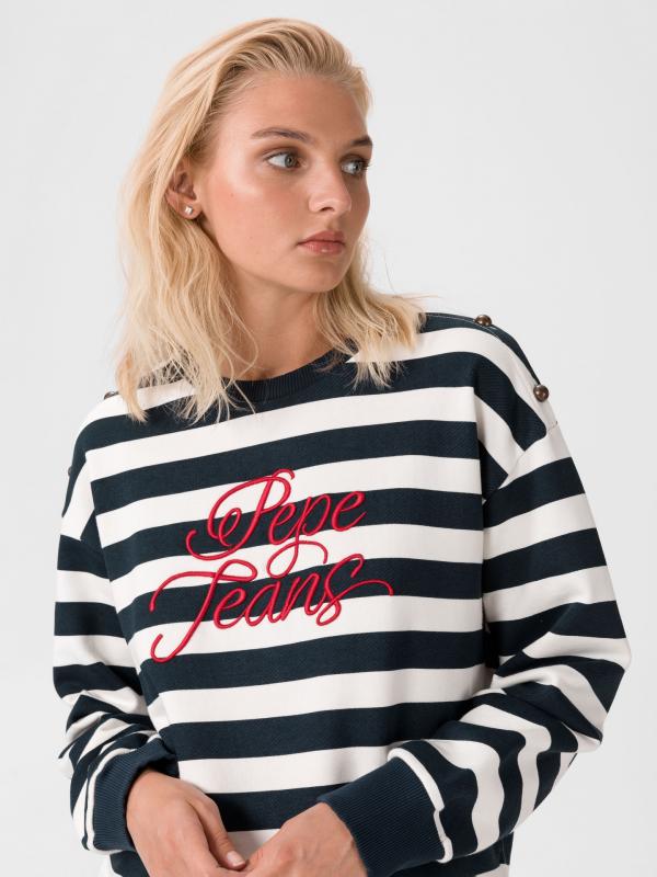 Bess Mikina Pepe Jeans Modrá