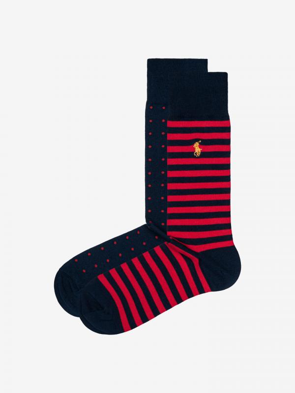 Ponožky 2 páry Polo Ralph Lauren Modrá