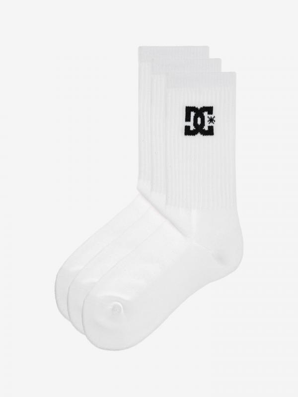 Ponožky 3 páry DC Bílá
