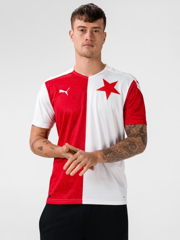 SK Slavia Home Replica Triko Puma Červená