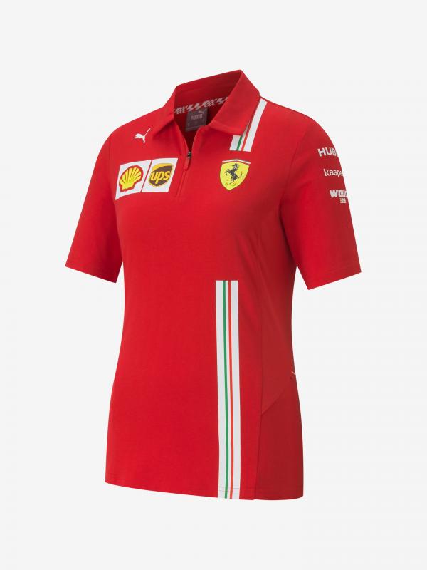 SF Team Polo triko Puma Červená