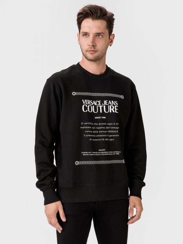 Mikina Versace Jeans Couture Černá