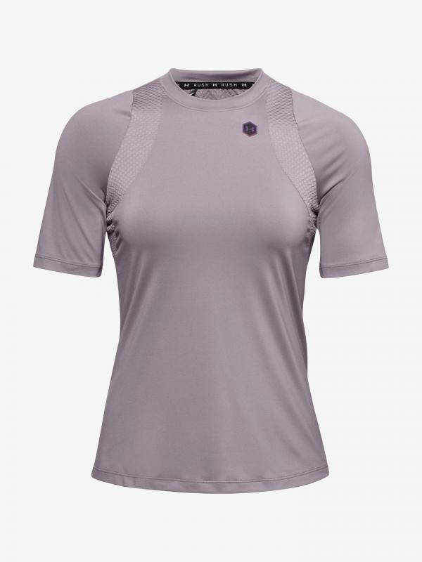 RUSH Triko Under Armour Fialová