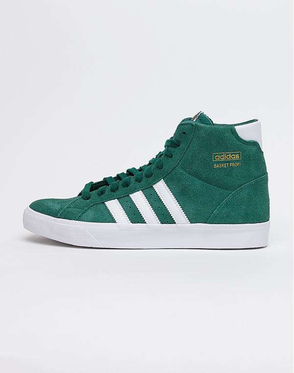 adidas Originals Basket Profi Collegiate Green / Cloud White / Gold Metallic 45