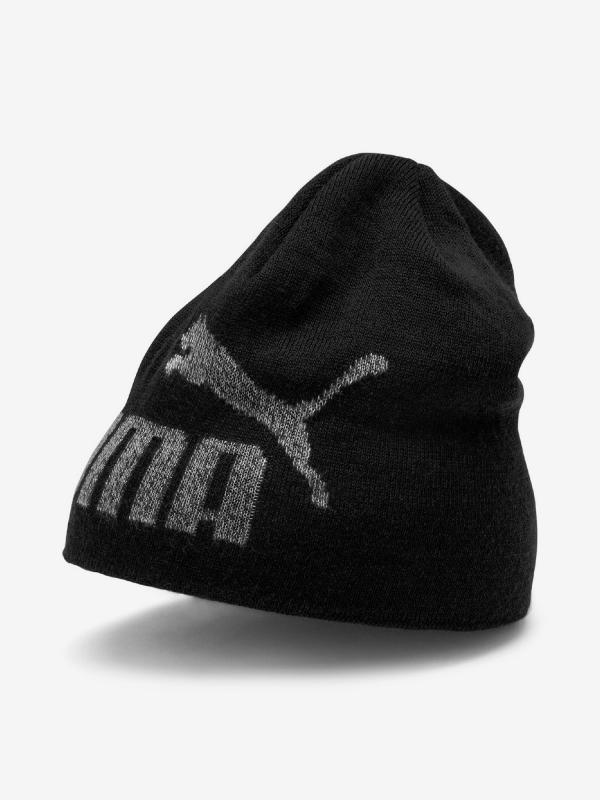Čepice Puma Ess Logo Beanie Černá