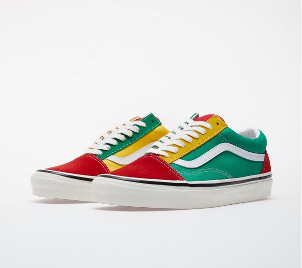 Vans Old Skool 36 DX (Anaheim Factory) Og Red/ Og Green/ Og Yellow