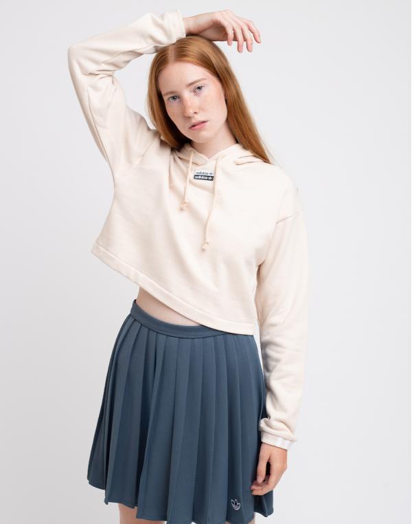 adidas Originals Cropped Hoodie Linen 34