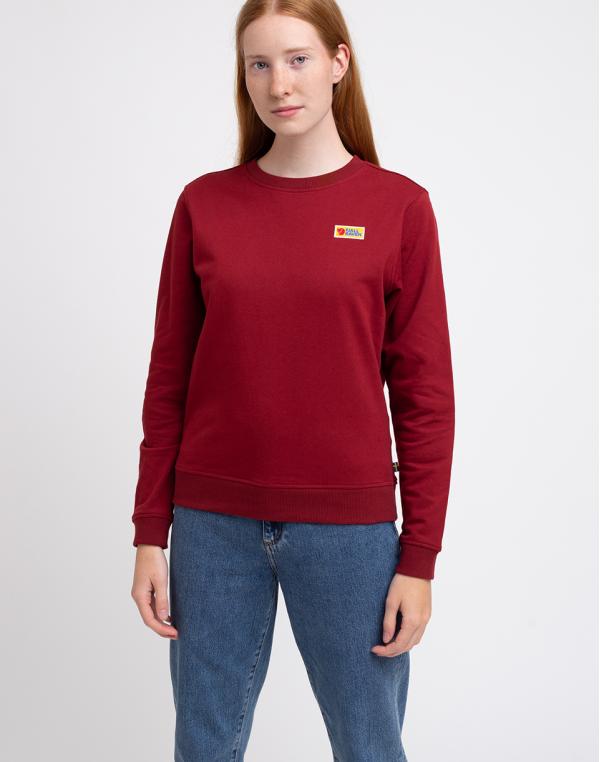 Fjällräven Vardag Sweater W 345 Red Oak XS
