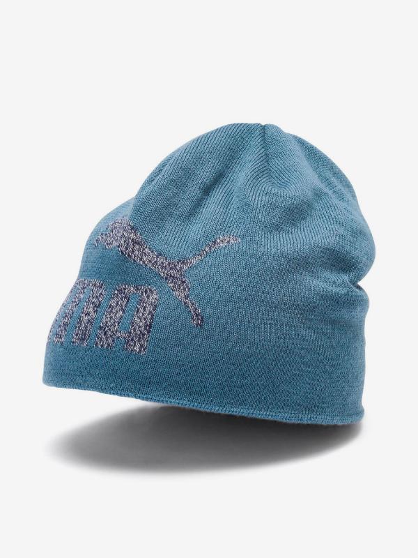 Čepice Puma Ess Logo Beanie Modrá