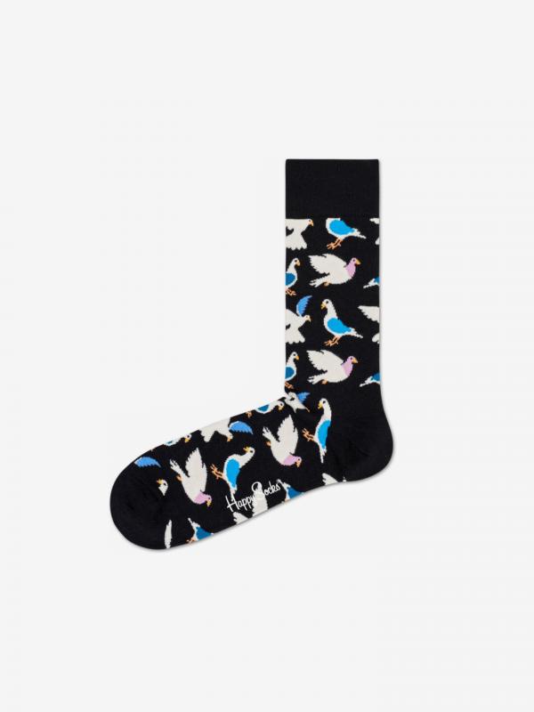 Pigeon Ponožky Happy Socks Černá