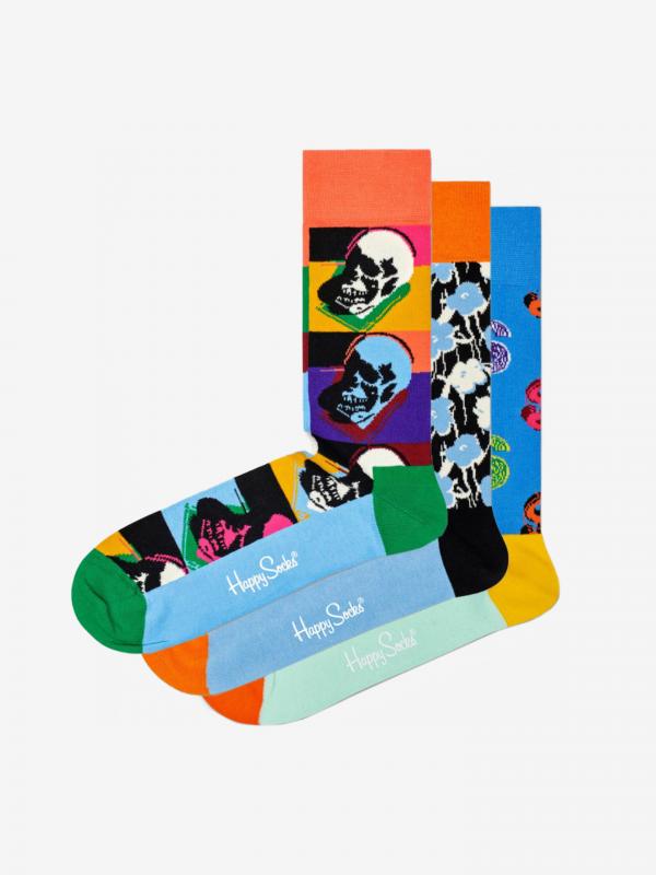 Andy Warhol Ponožky 3 páry Happy Socks Barevná