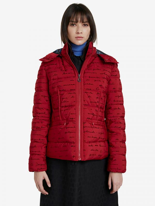 Natasha Kabát Desigual Červená