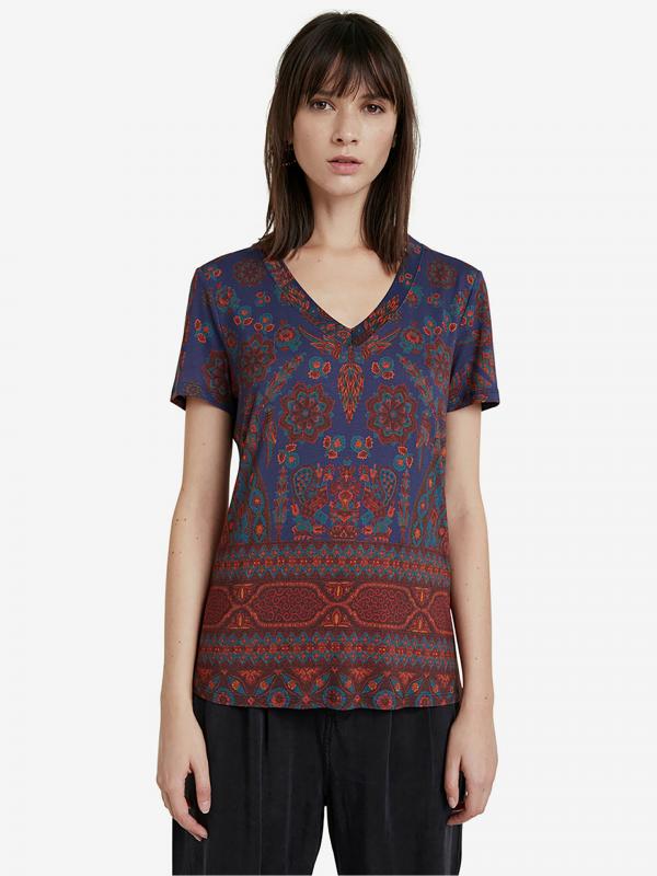 Benin Triko Desigual Modrá