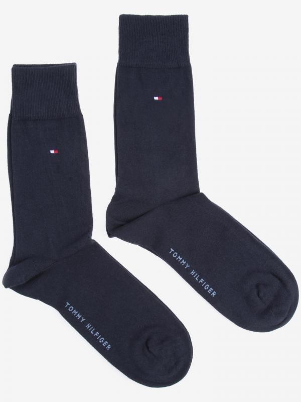Ponožky 2 páry Tommy Hilfiger Modrá
