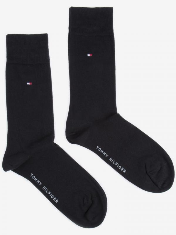 Ponožky 2 páry Tommy Hilfiger Černá