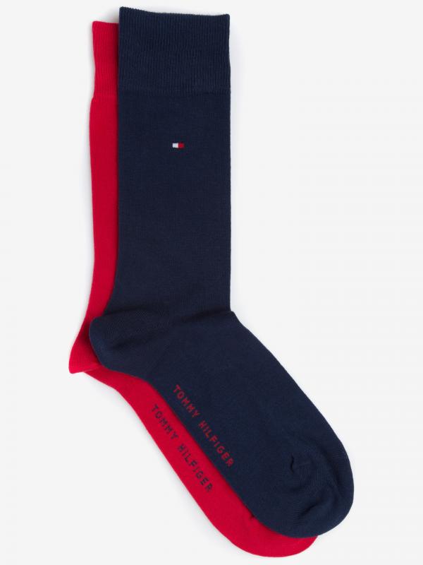 Ponožky 2 páry Tommy Hilfiger Barevná