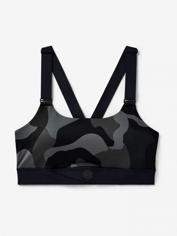 Rush Mid Camo Podprsenka Under Armour Černá