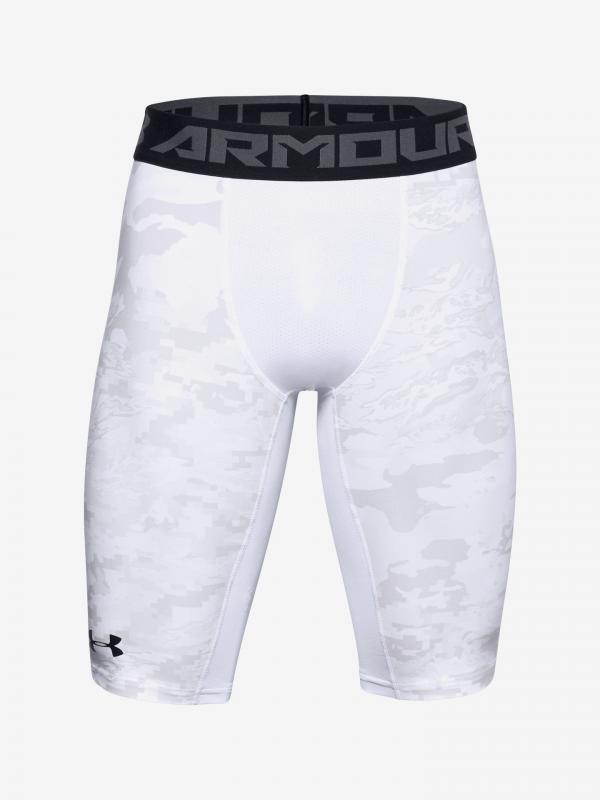 HeatGear® Armour Extra Long Printed Kraťasy Under Armour Bílá
