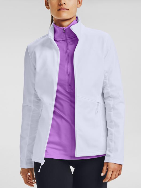 ColdGear® Infrared Shield Bunda Under Armour Bílá