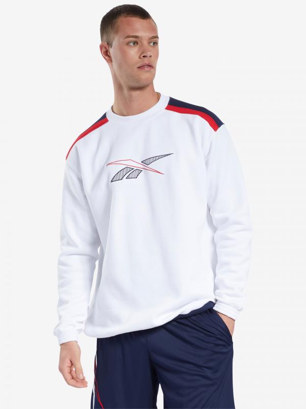 Classics Team Sports Crew Mikina Reebok Bílá