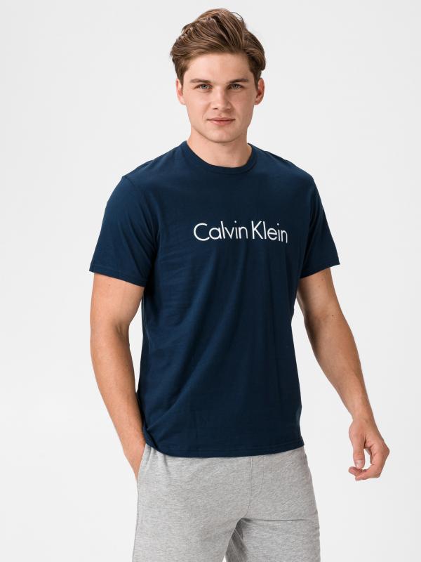 Triko na spaní Calvin Klein Modrá
