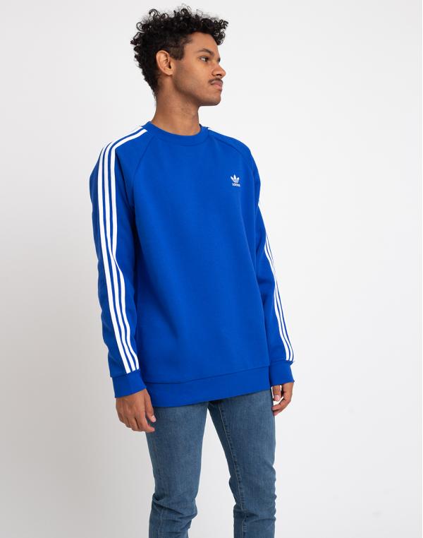 adidas Originals 3-Stripes Crew Royal Blue L