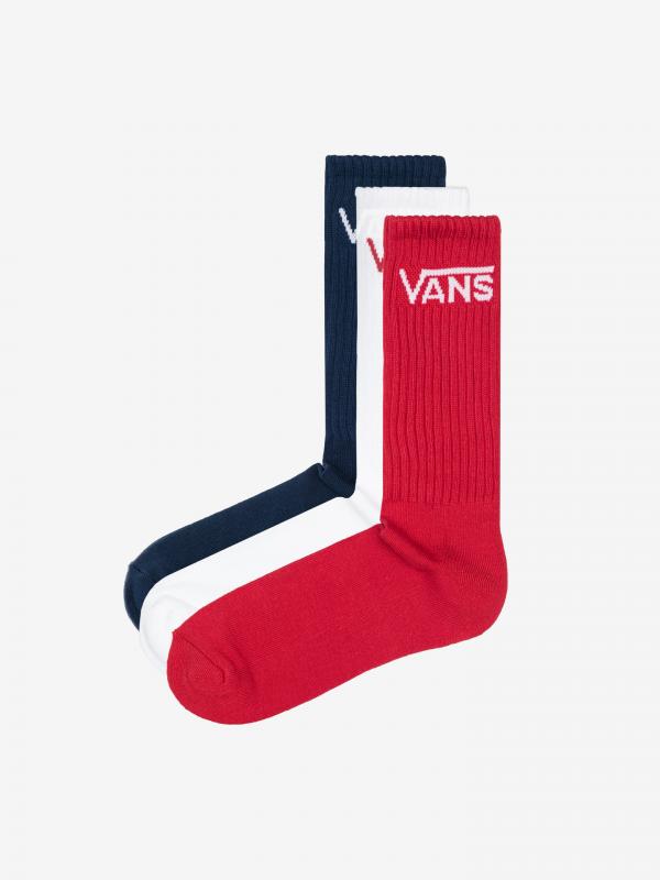 Ponožky 3 páry Vans Bílá
