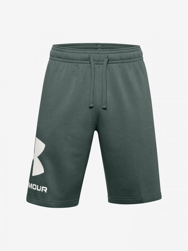 Rival Fleece Big Logo Kraťasy Under Armour Zelená