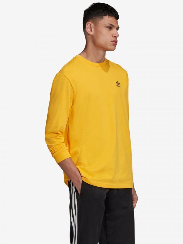 Back + Front Print Trefoil Triko adidas Originals Žlutá
