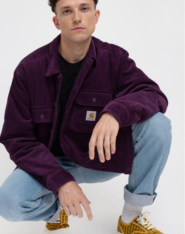 Carhartt WIP Whitsome Shirt Jac Boysenberry M