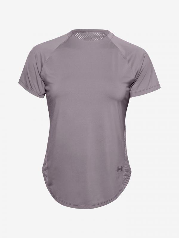 Sport Hi-Lo Triko Under Armour Fialová