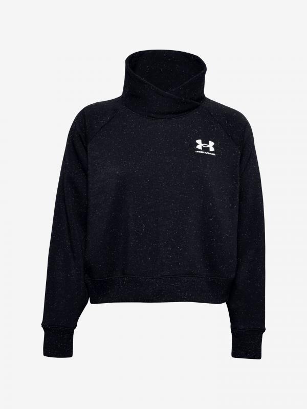 Rival Fleece Wrap Neck Mikina Under Armour Šedá