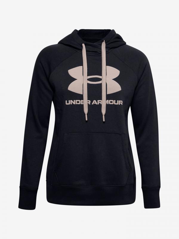 Rival Fleece Logo Mikina Under Armour Černá
