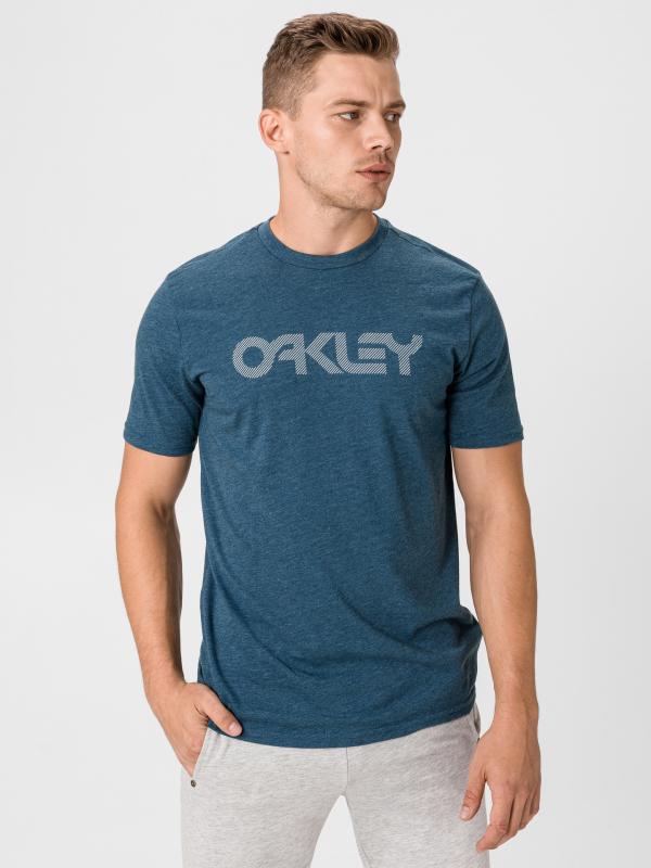 B1B Sketch Logo Triko Oakley Modrá