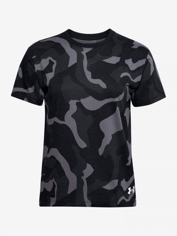 Live Fashion Denali Print Triko Under Armour Černá