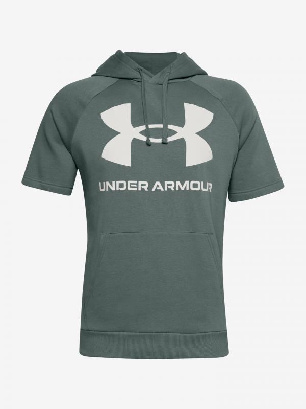 Rival Fic Big Logo Mikina Under Armour Modrá