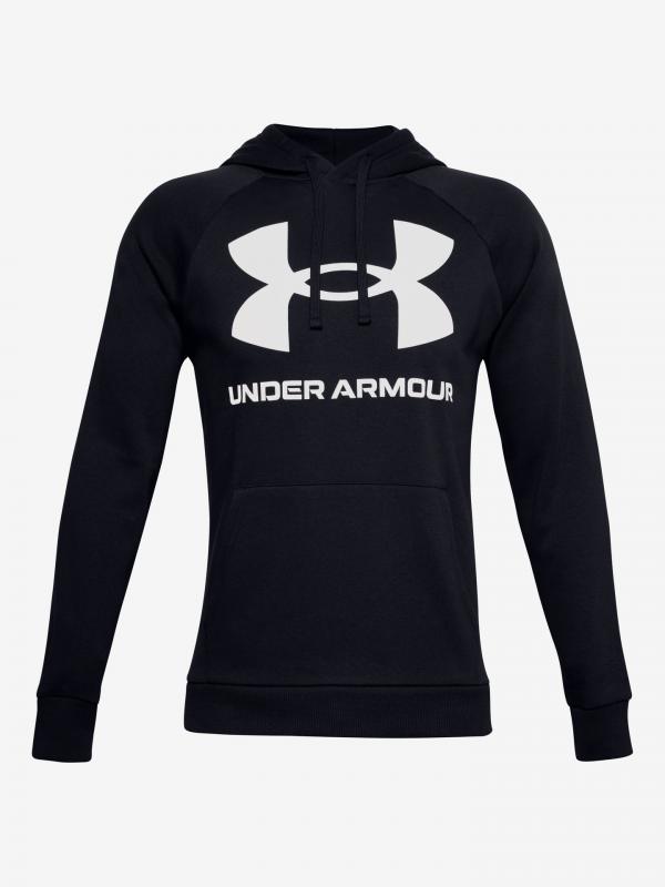 Rival Fleece Big Logo Mikina Under Armour Černá