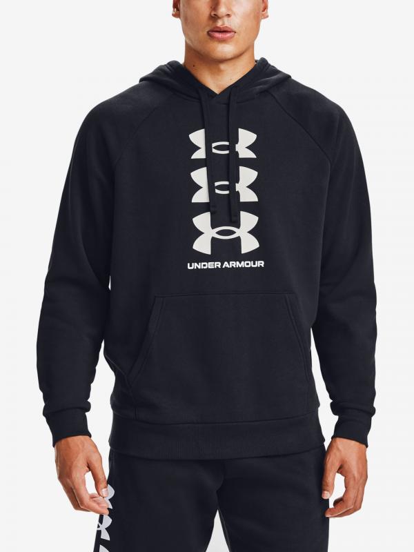 Rival Fleece Multilogo Mikina Under Armour Černá
