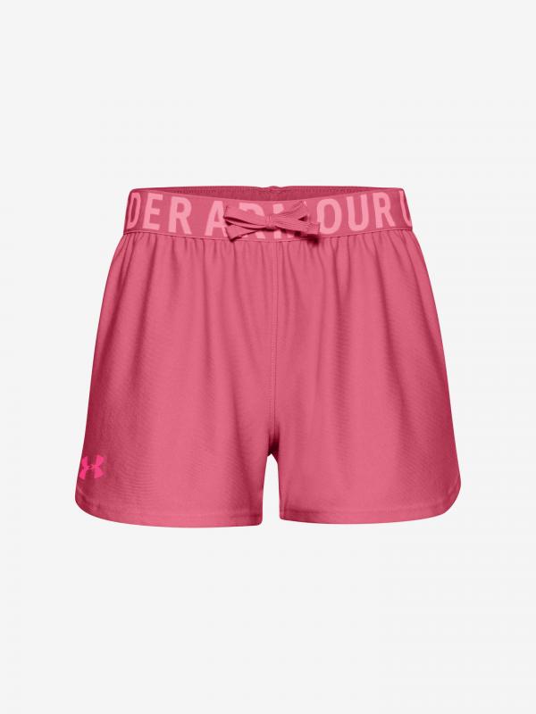 Play Up Solid Kraťasy dětské Under Armour Růžová