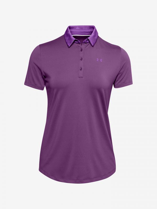 Zinger Polo triko Under Armour Fialová
