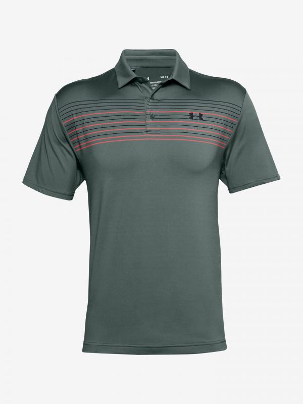 Playoff 2.0 Polo triko Under Armour Zelená