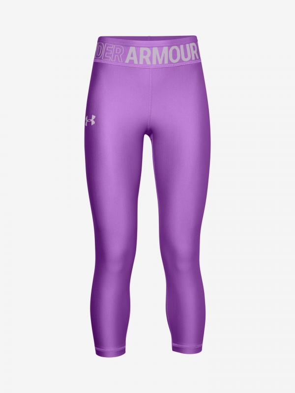 Legíny dětské Under Armour Fialová