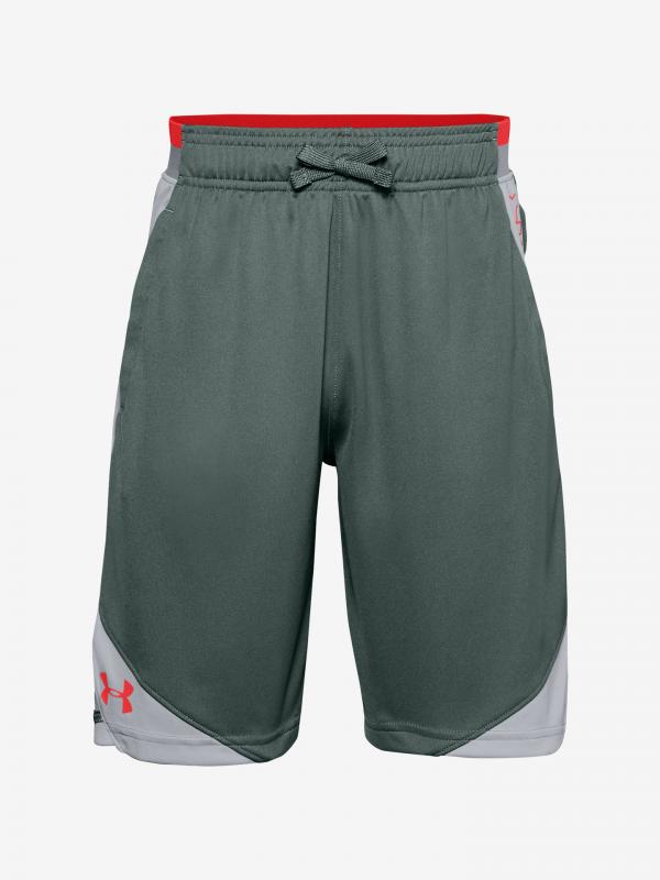 Stunt 2.0 Kraťasy dětské Under Armour Zelená