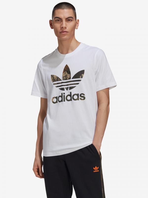 Camo Trefoil Triko adidas Originals Bílá