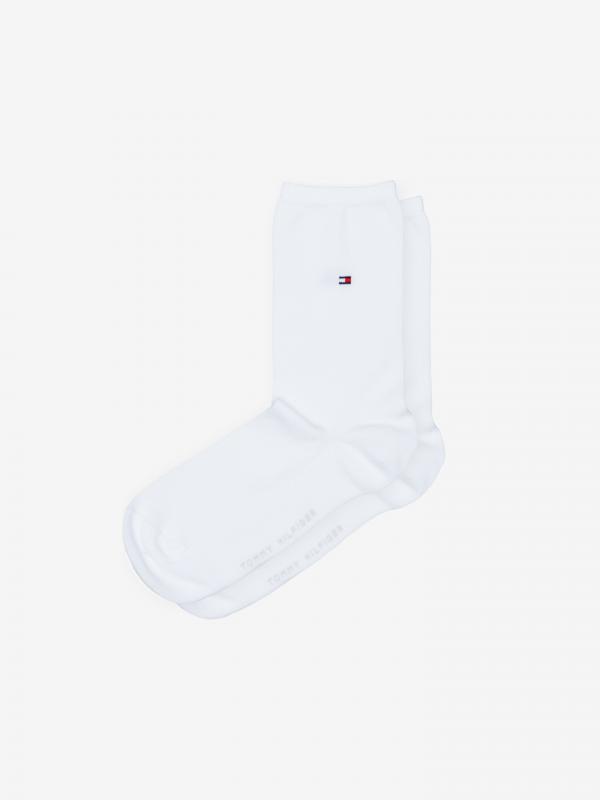 Ponožky 2 páry Tommy Hilfiger Bílá