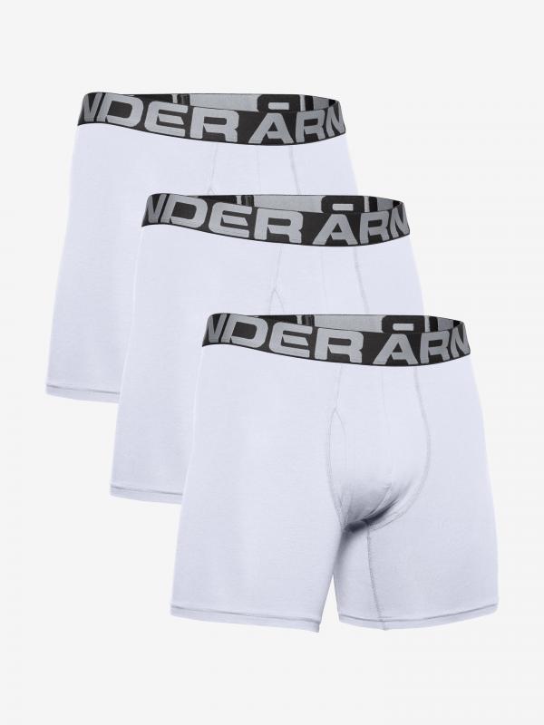 Charged Cotton® 6" Boxerky 3 ks Under Armour Černá