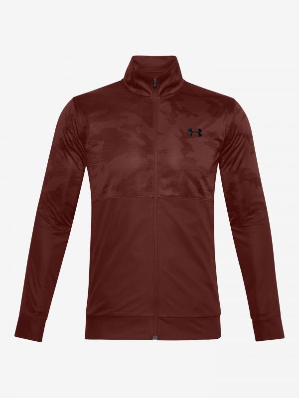 Sportstyle Pique Track Bunda Under Armour Červená
