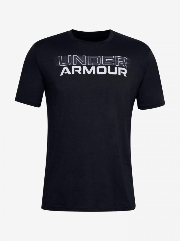 Blurry Logo Wordmark Triko Under Armour Černá